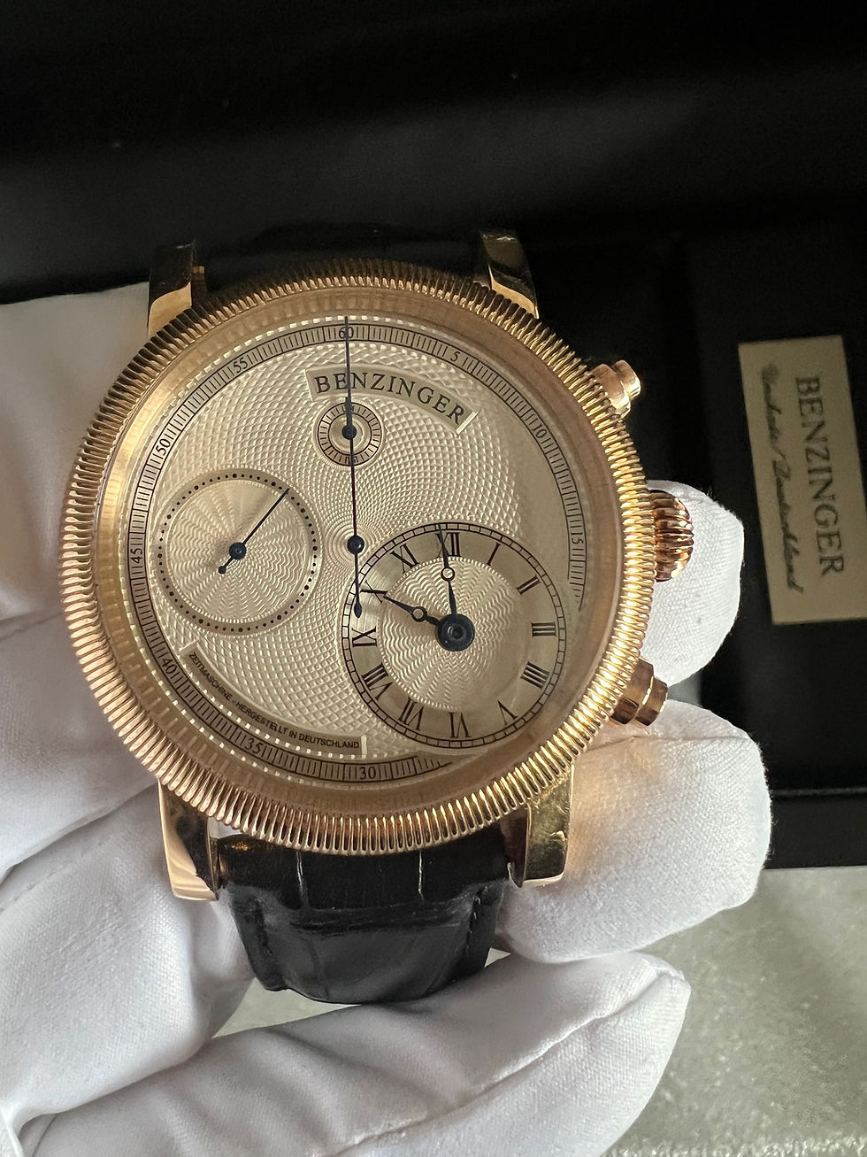 Miniaturbild: Benzinger Chrono Zeitmaschine 18ct. Rosegold