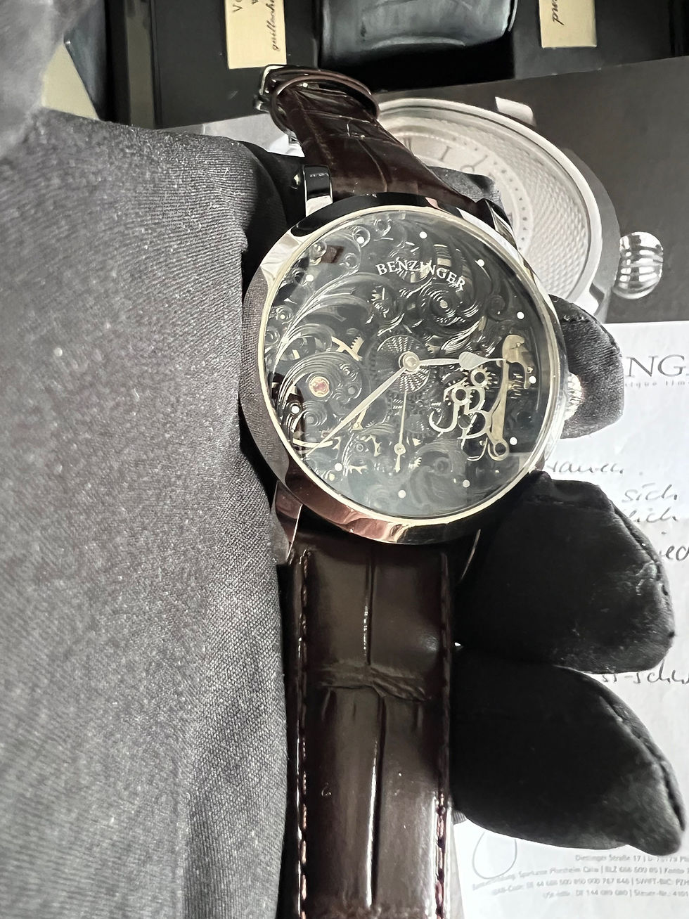 Benzinger Skelett Vollskelett Floral Black neue Revision August 2025 bei Benzing