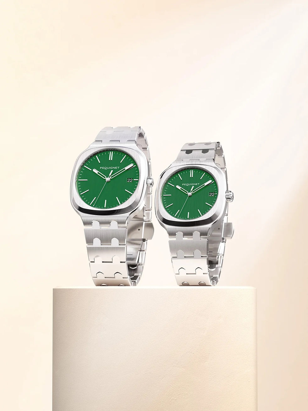 Miniaturbild: Pequignet Concorde Watch green optional with grey dial
