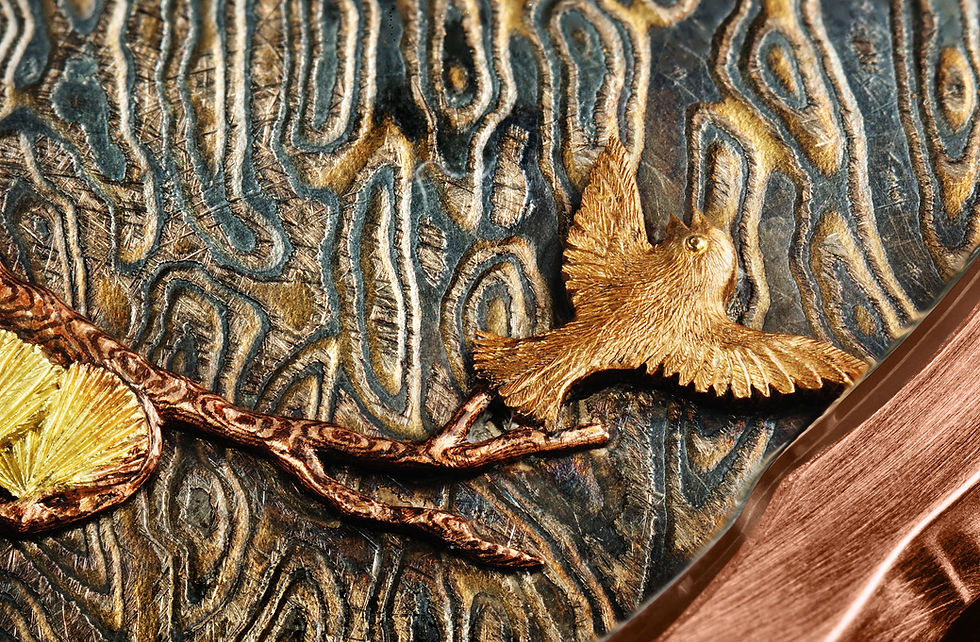 Miniaturbild: Kees Engelbarts Red Gold Tsuba Piece Unique