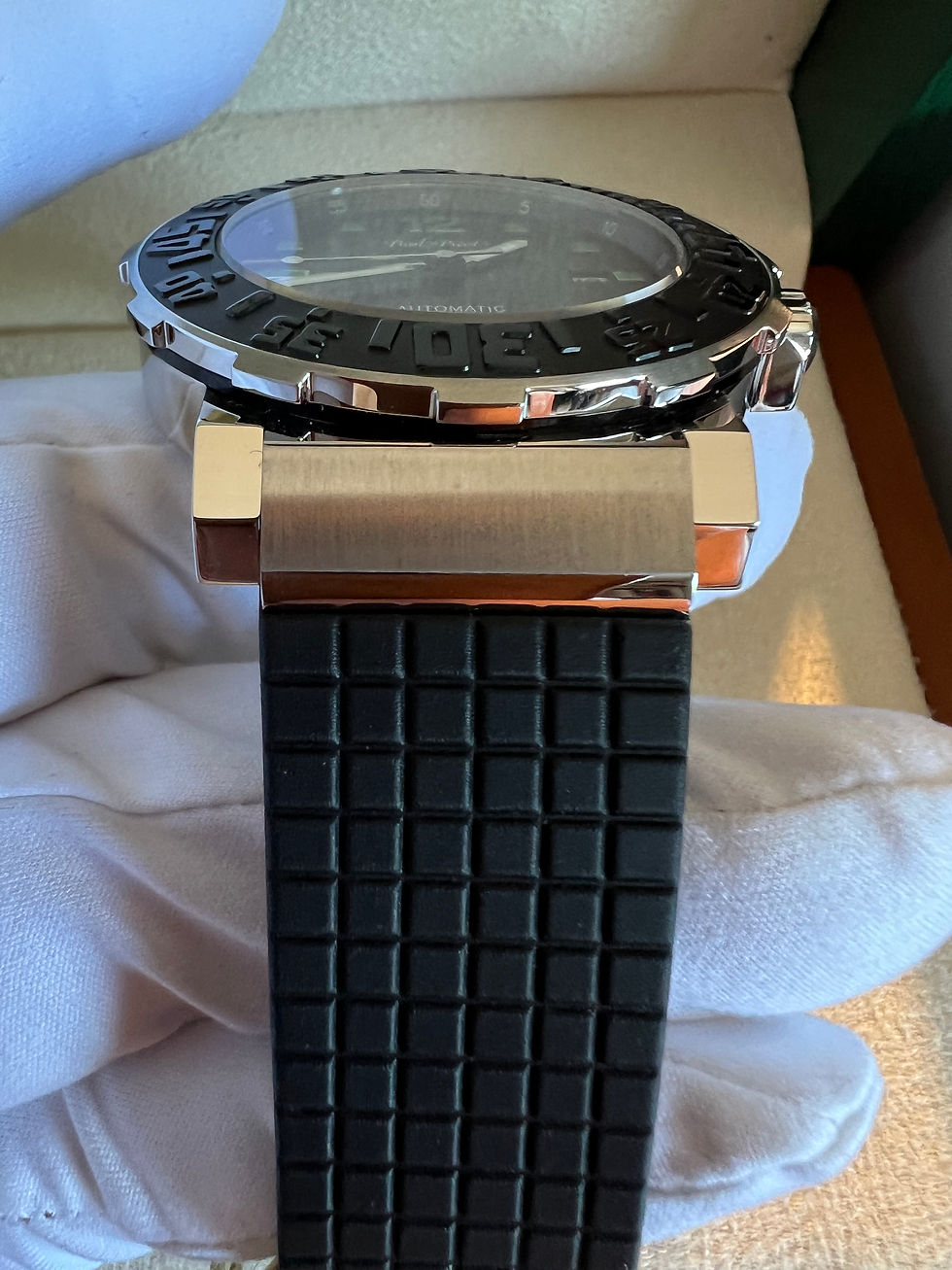 Miniaturbild: Paul Picot C-Type 43 mm Plongeur Date Fabrikneu "Sofort Lieferbar"
