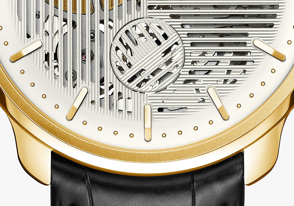 Miniaturbild: Carl Suchy & Söhne Waltz No.1 Skeleton Gold Manufakturkaliber, Mikrorotor