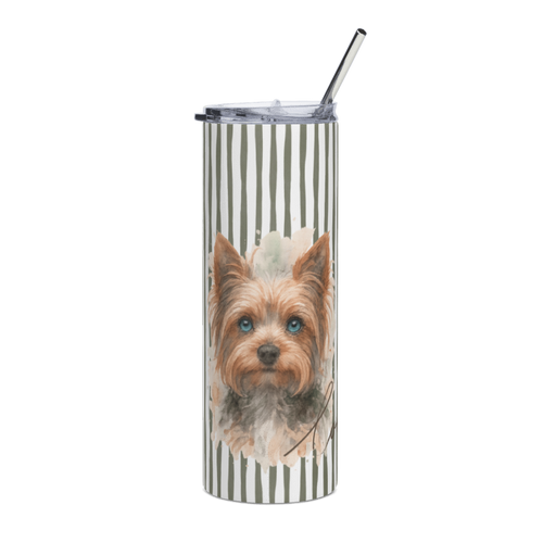 Yorkshire Terrier 20oz Tumbler – Stainless Steel Dog Lover Gift