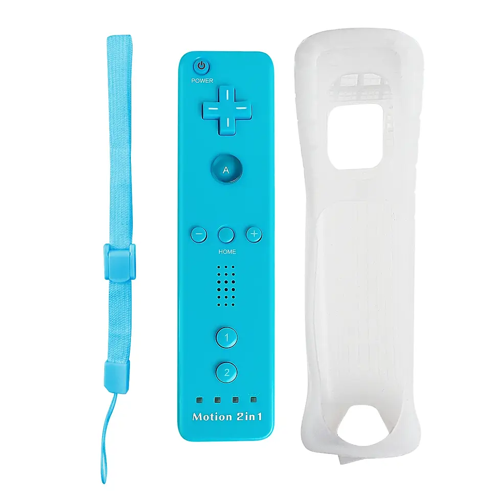 Thumbnail: 2 in 1 for Nintendo Wii Controller Set Optional Motion Plus Joystick Wireless