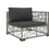 Miniaturbild: Gartensofa-Set 10-teilig aus Polyrattan Grau