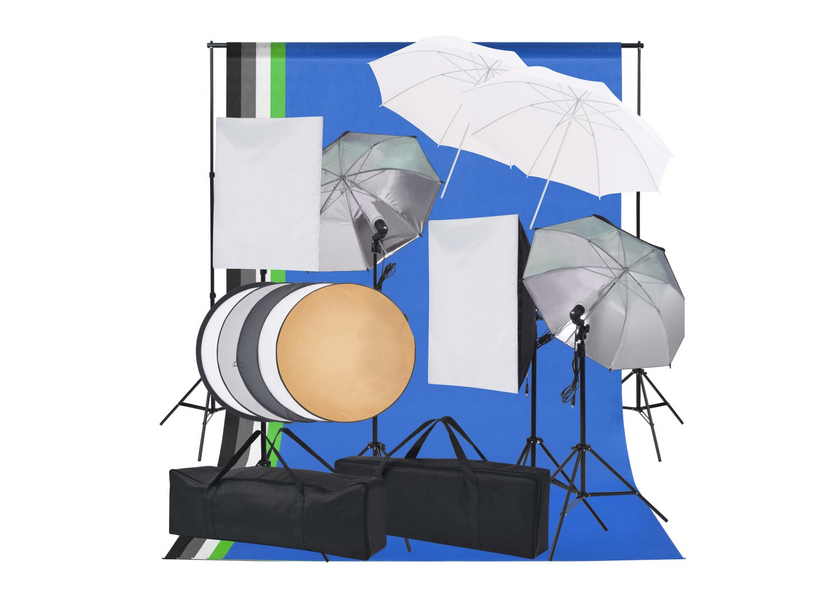 Fotostudio-Beleuchtungsset
