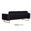 Miniaturbild: Sofa drei Plätze in Stoff