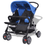 Miniaturbild: Baby Twin Stroller Steel Blue and Black