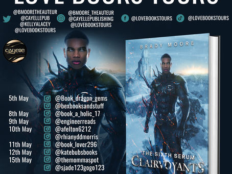 Clairvoyants: The Sixth Serum by Brady Moore {Book tour post}