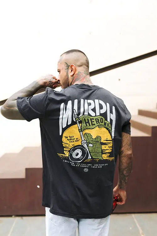 Murph Day - Hero Wod T-Shirt Ed.2023 - Washed Black