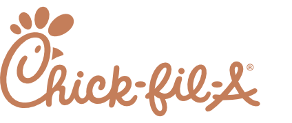 Chick-fil-A logo in gold