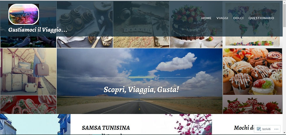Travel blog Wordpress