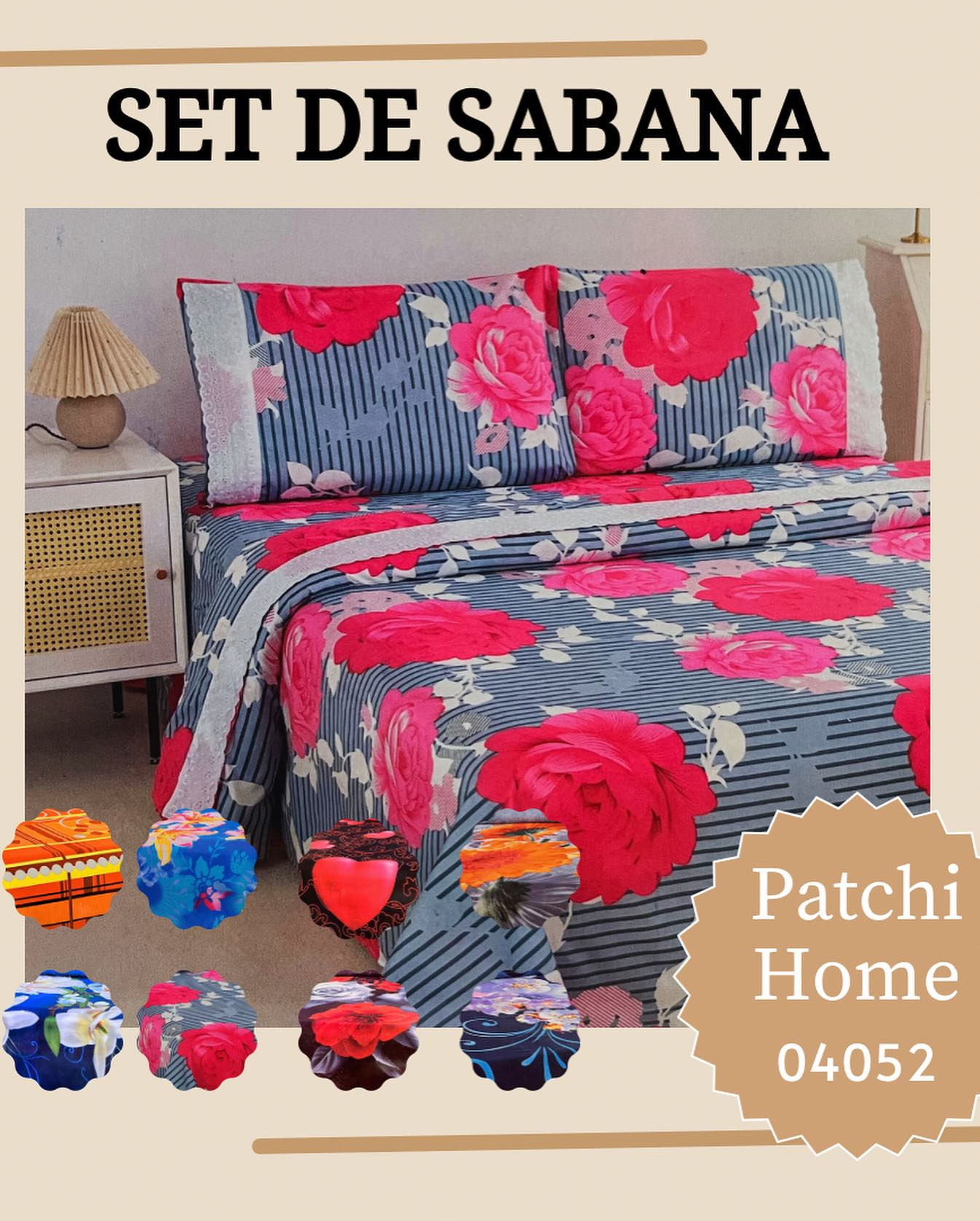 Set de sabanas Patchi home