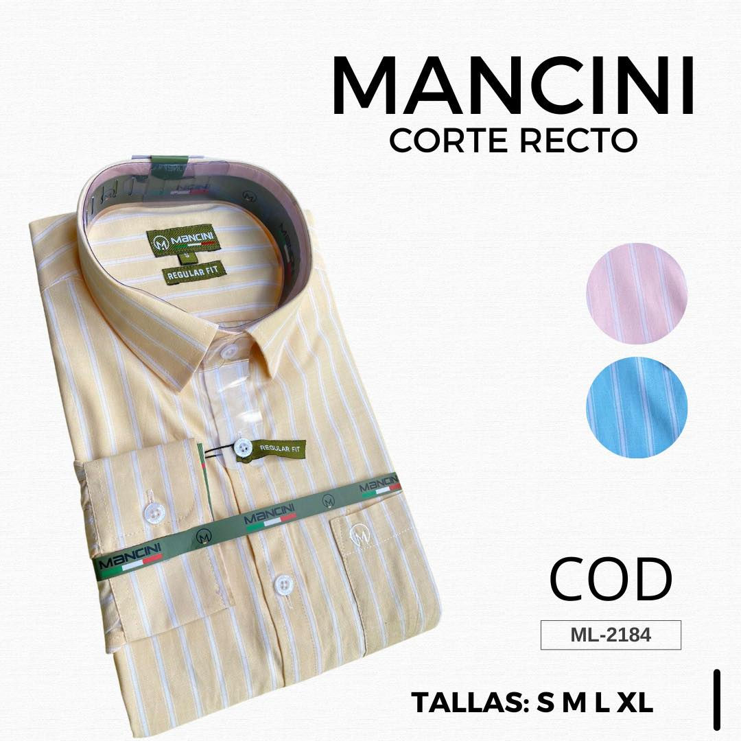 Camisas corte recto Mancini