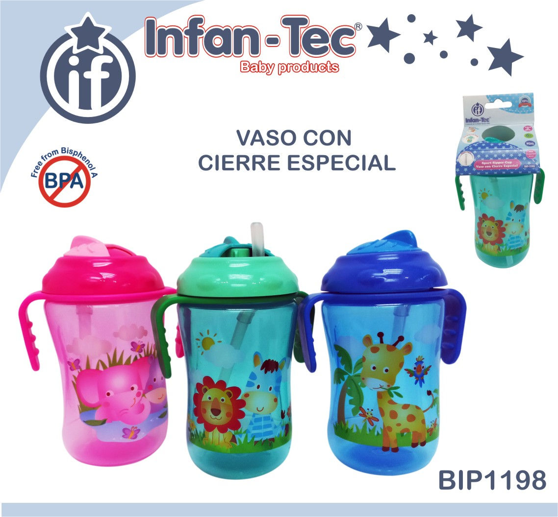 Vaso con cierre especial para bebe