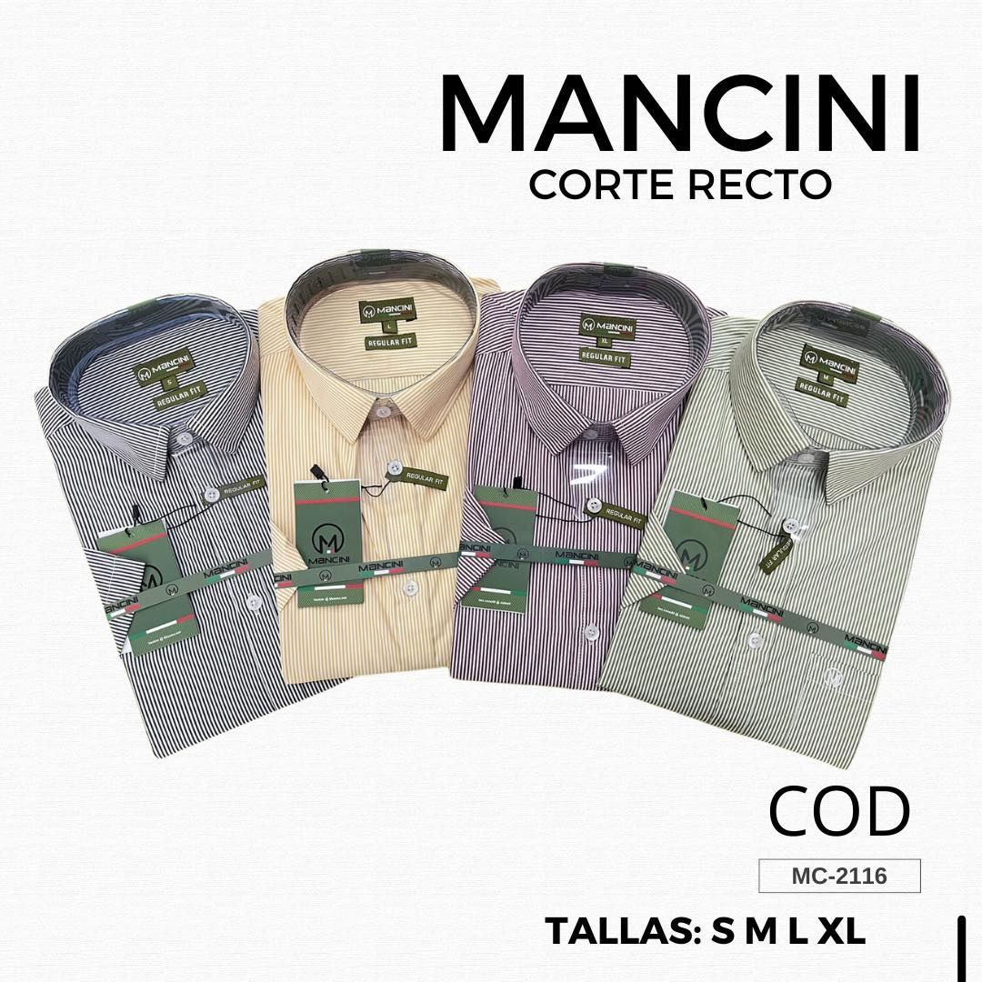 Camisas corte recto Mancini