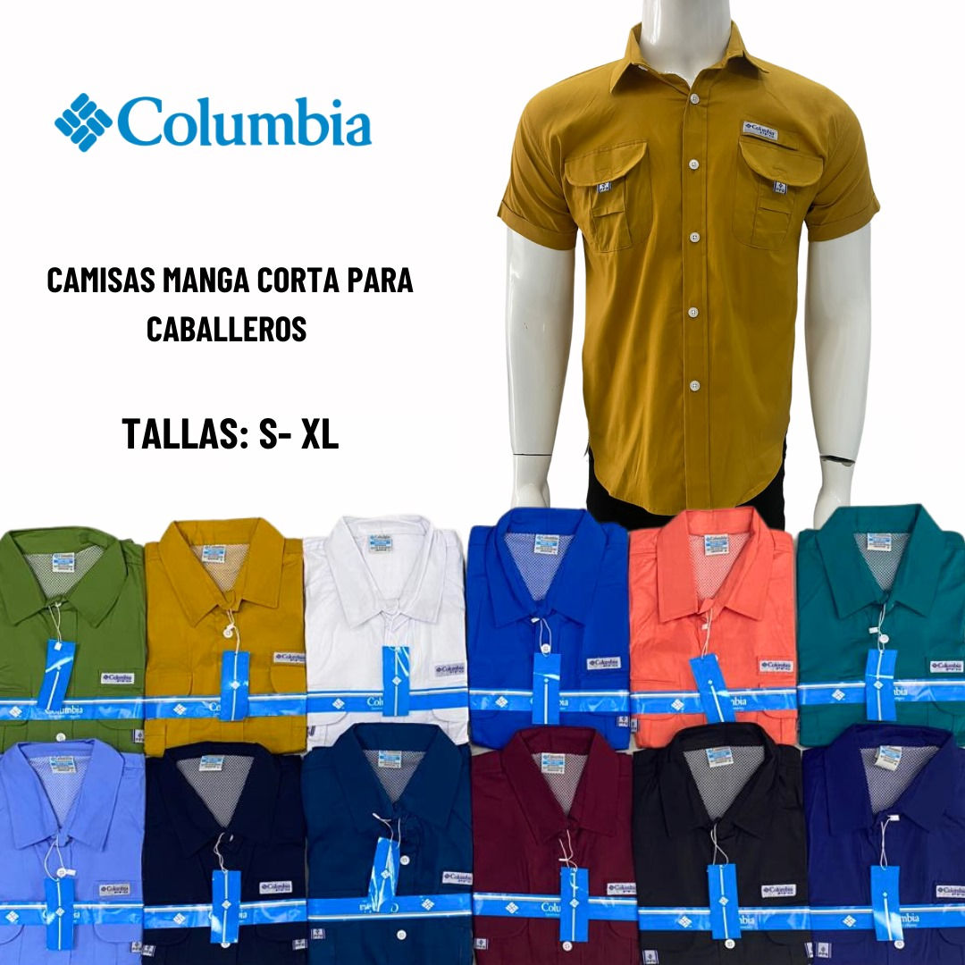 Camisas manga corta para caballeros