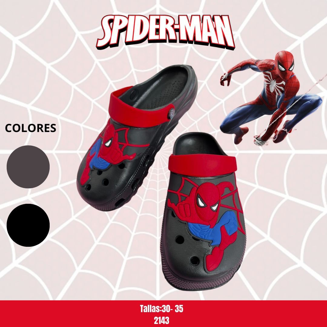 Crocs de Spiderman