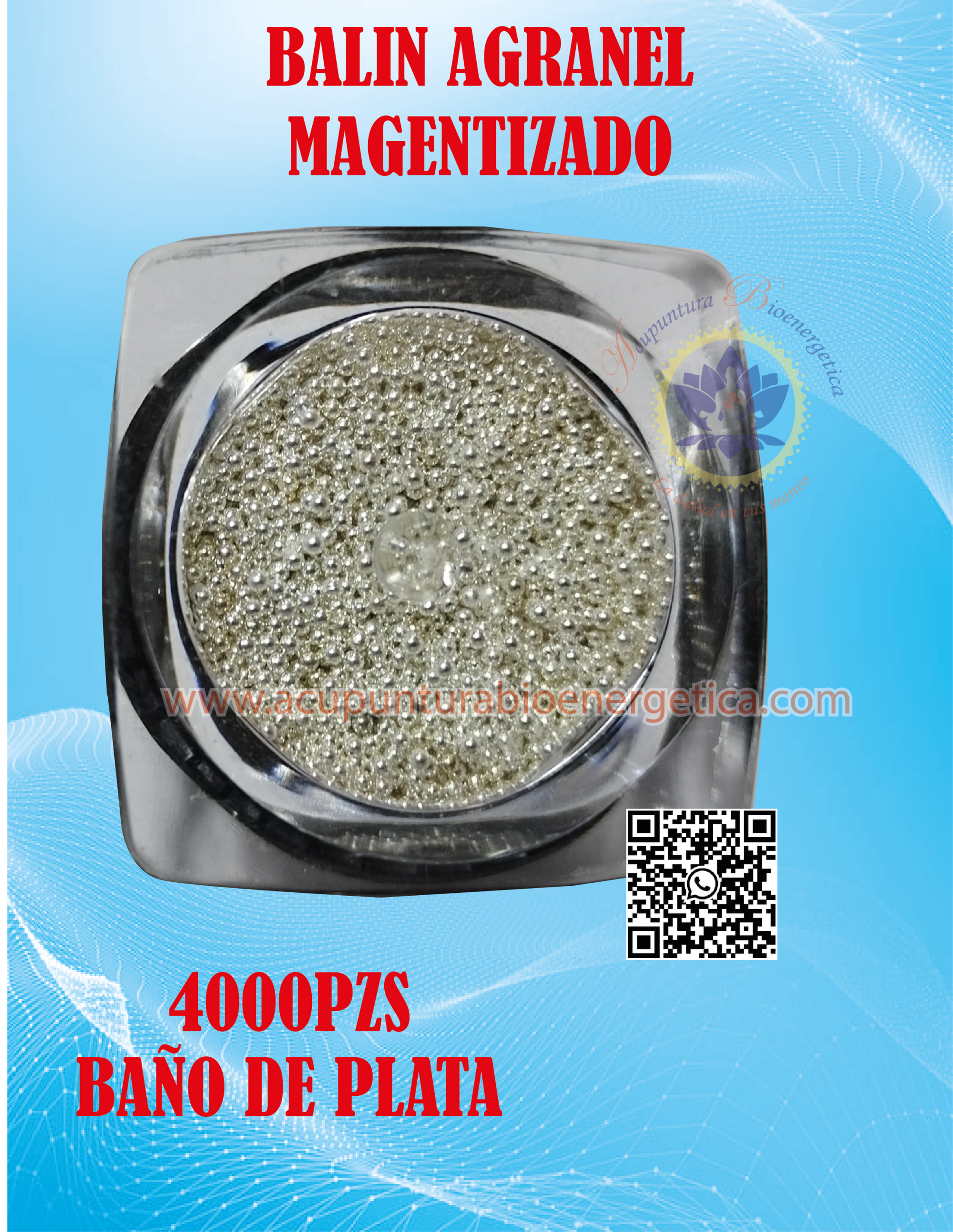 POMADERA DE BALIN AGRANEL  BAÑO DE PLATA 4000PZ