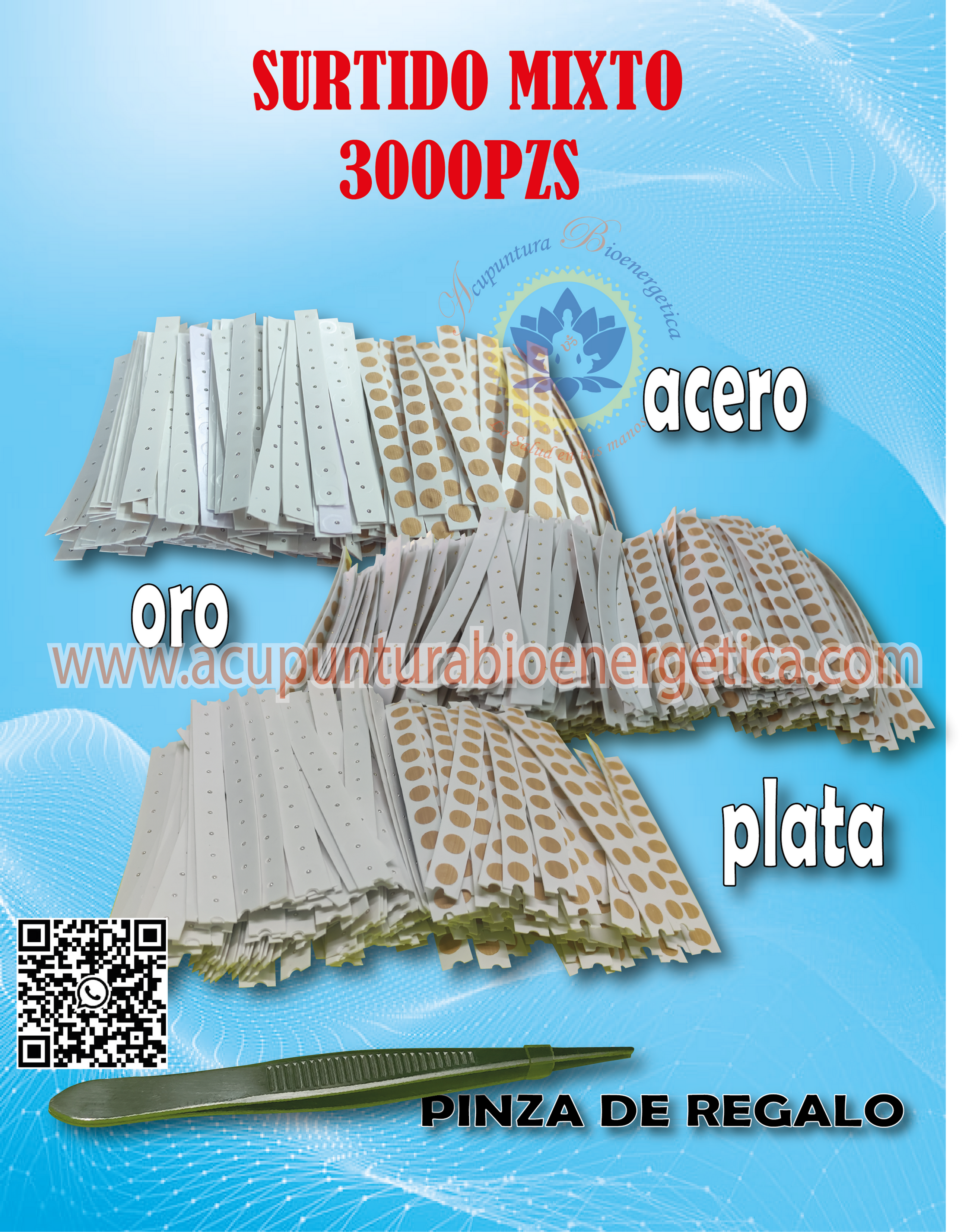 3 MILLARES DE BALINES PARA AURICULOTERAPIA MAS + ENVIO GRATIS