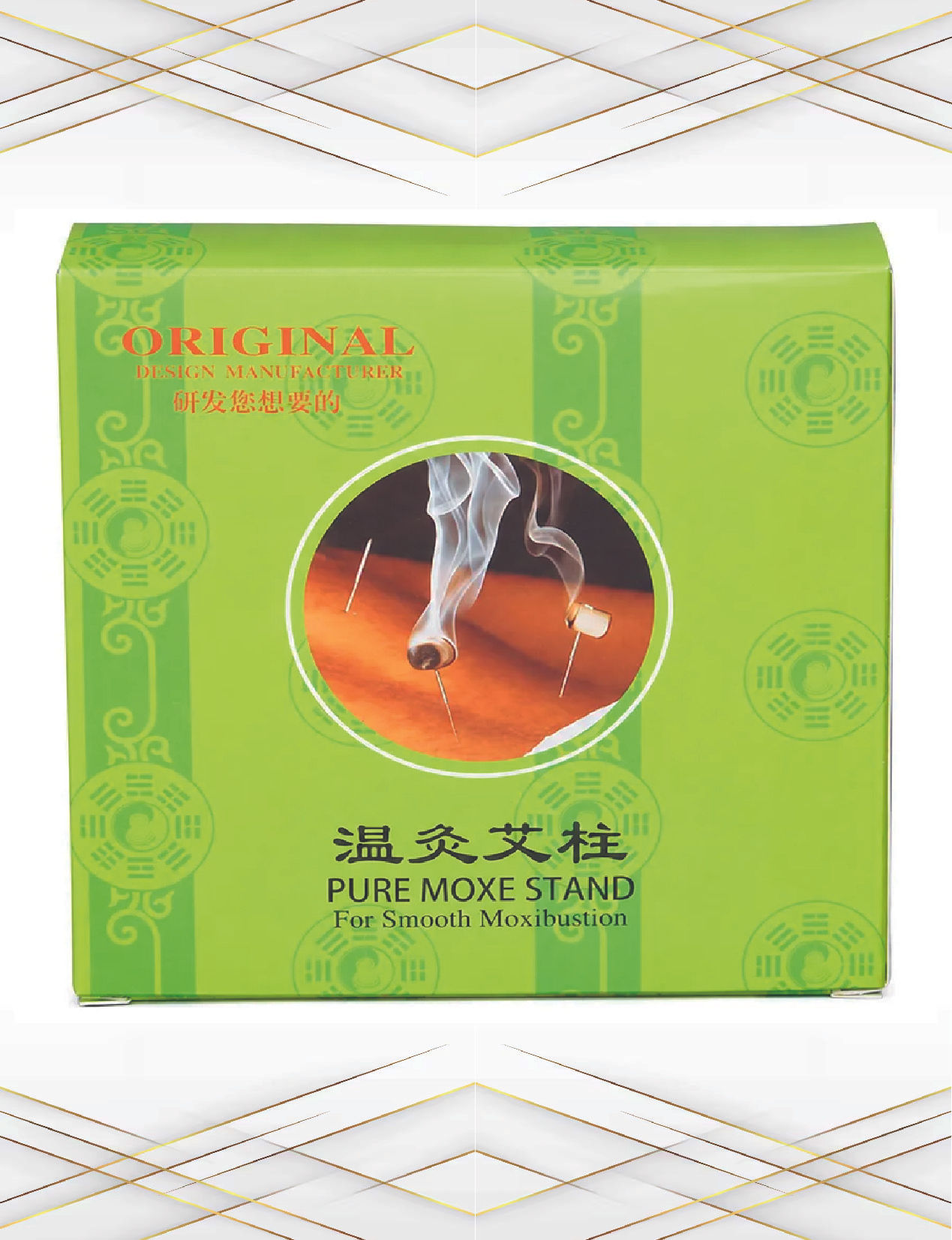 Mini Moxa ZHONGYAN TAIHE Cilíndrica De Artemisa para Aguja Caja Con 200 Piezas