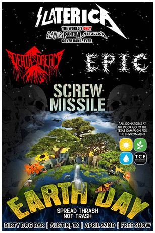 Earth Day Jam / Thrash Not Trash / @ Dirty Dog Bar ATX - 4/22