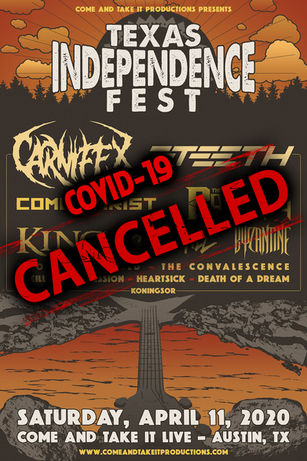 Texas Independence Fest 2020 @ Come And Take It Live - Austin, TX - 4/11