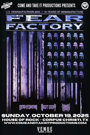 FEAR FACTORY 30 Years of Demanufacture Tour