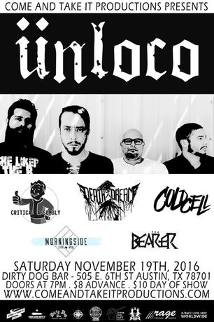 Ünloco / Critical Assembly / Death Of A Dream @Dirty Dog - 11/19