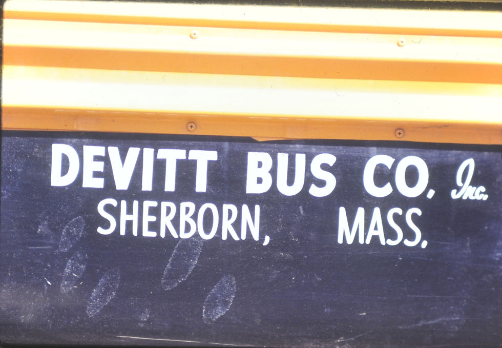 Devitt Bus sign