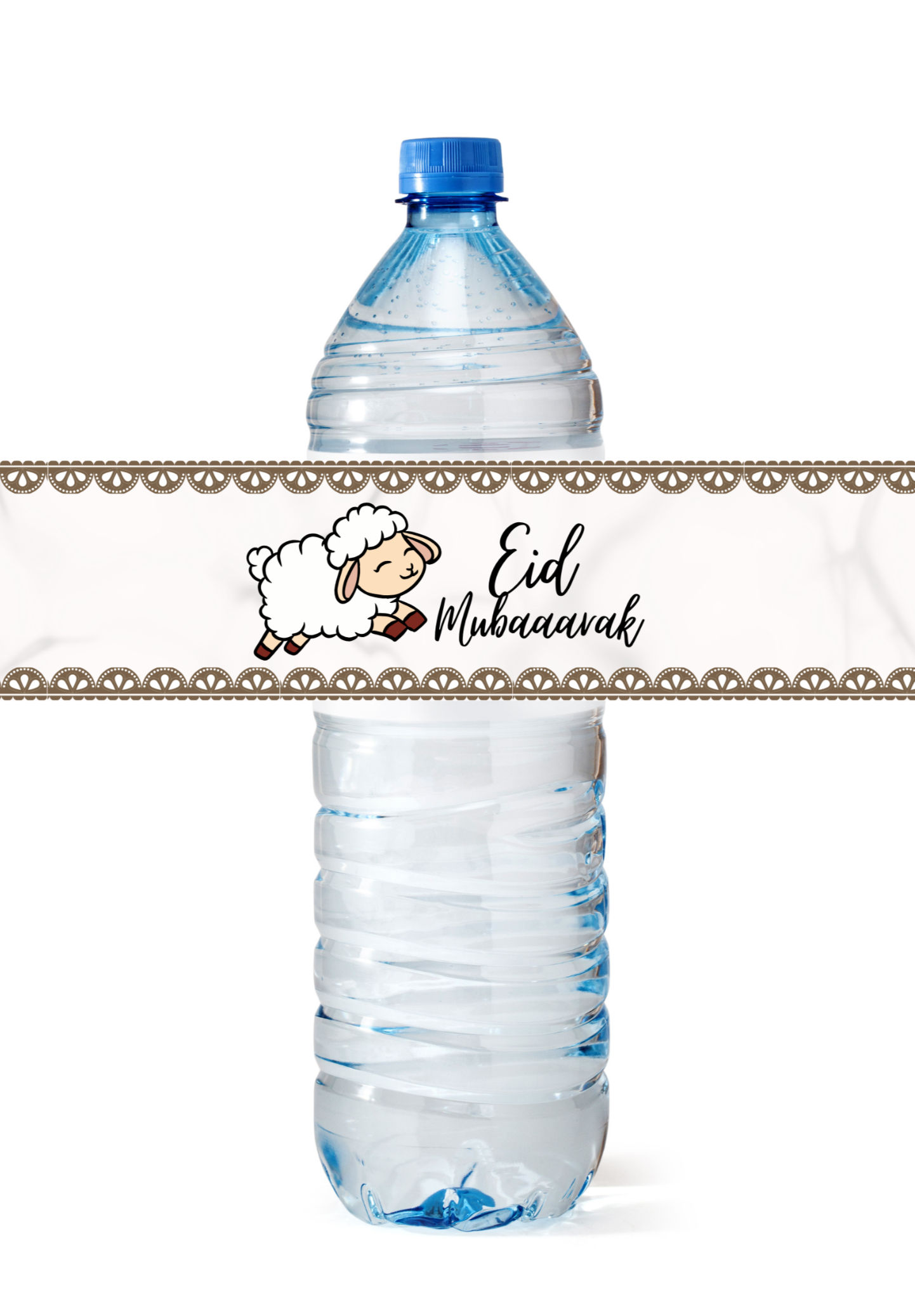 Etiquettes bouteilles d'eau x5