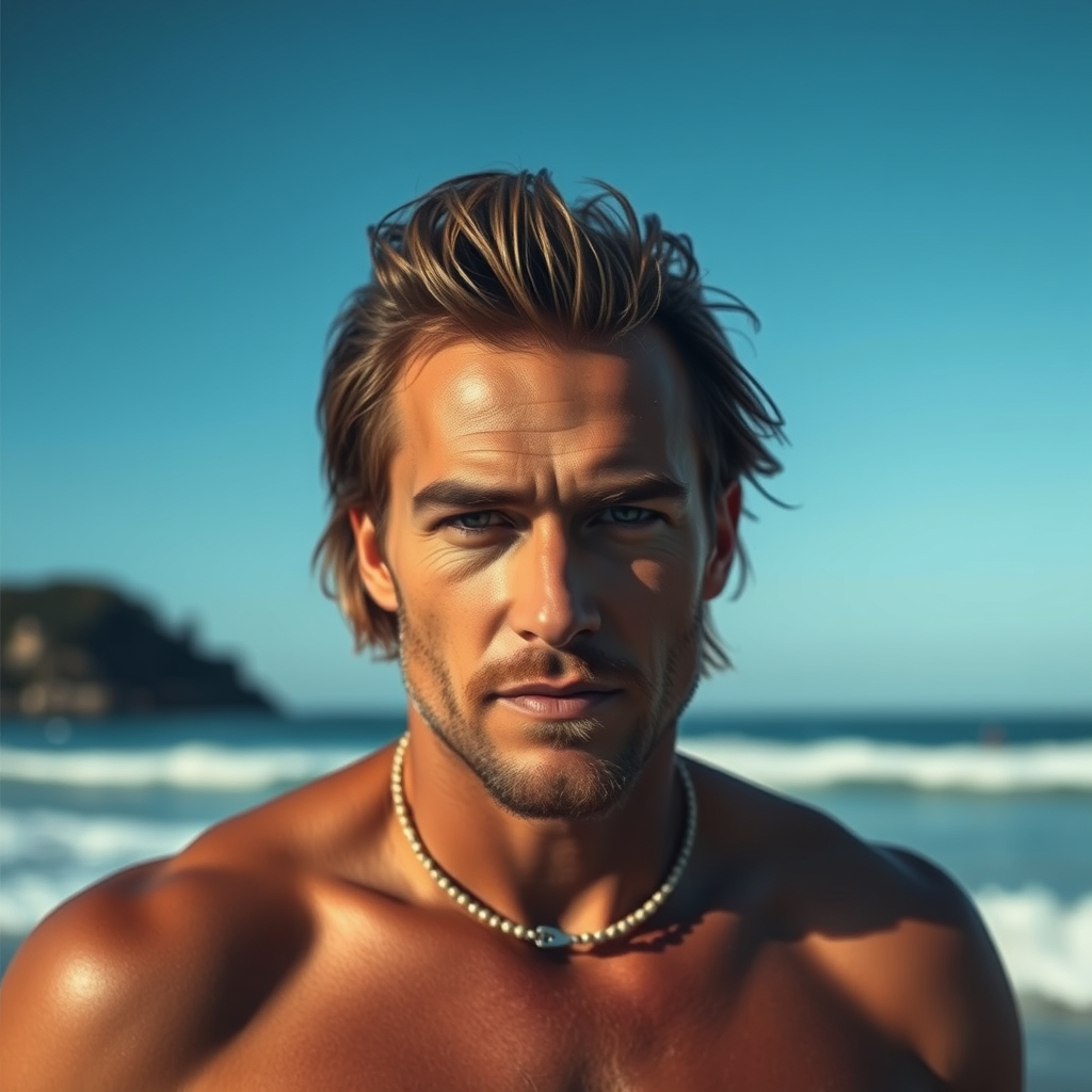 Dunkelhaariger Mann mit Bart im Surferlook.jpg