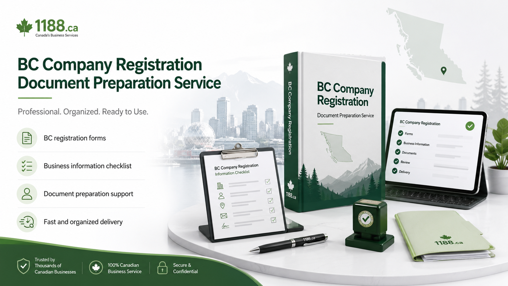 BC Company Registration Service | BC 公司注册文件准备服务 | BC 회사 등록