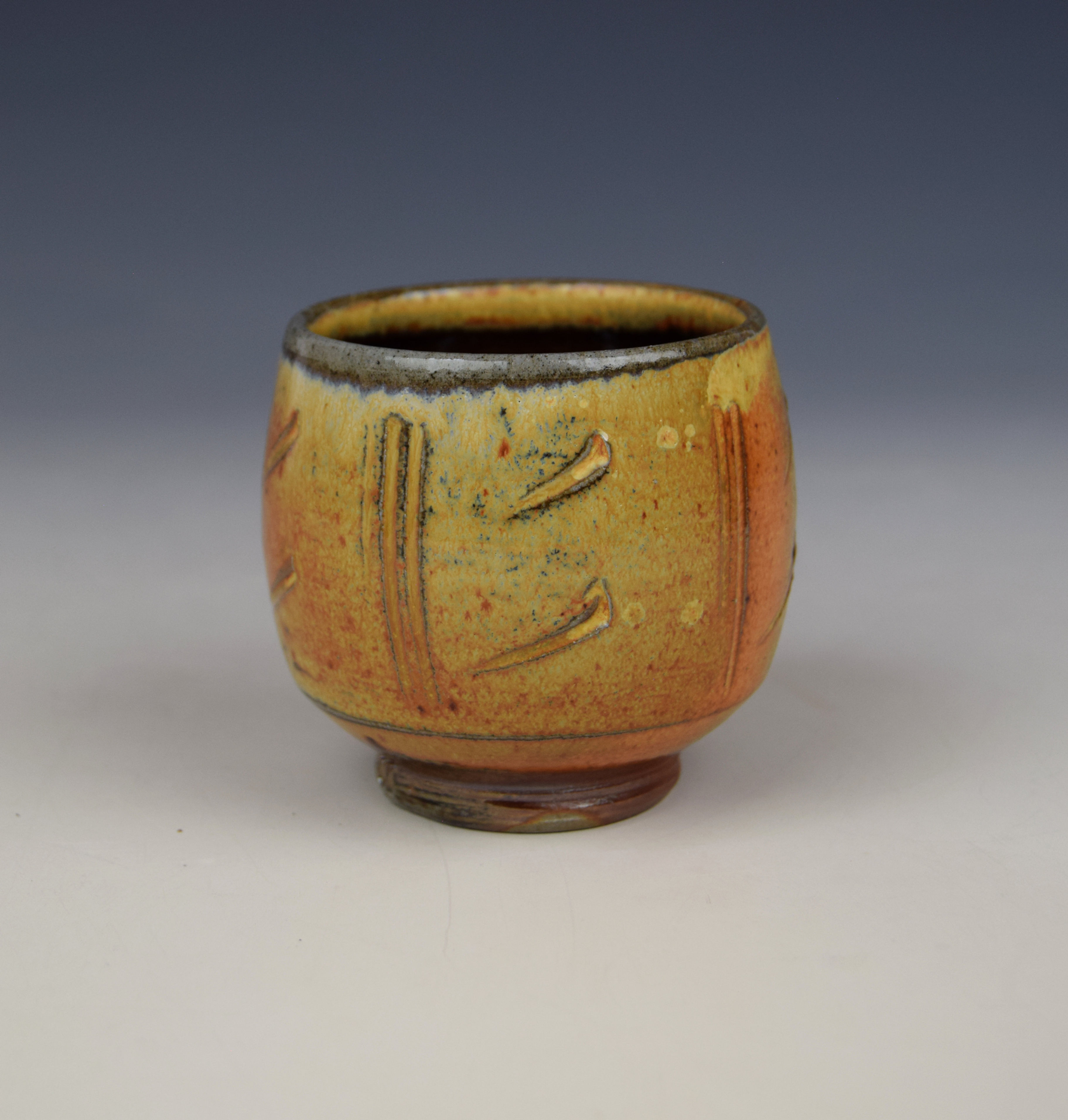 Soda fired yunomi (tea bowl)