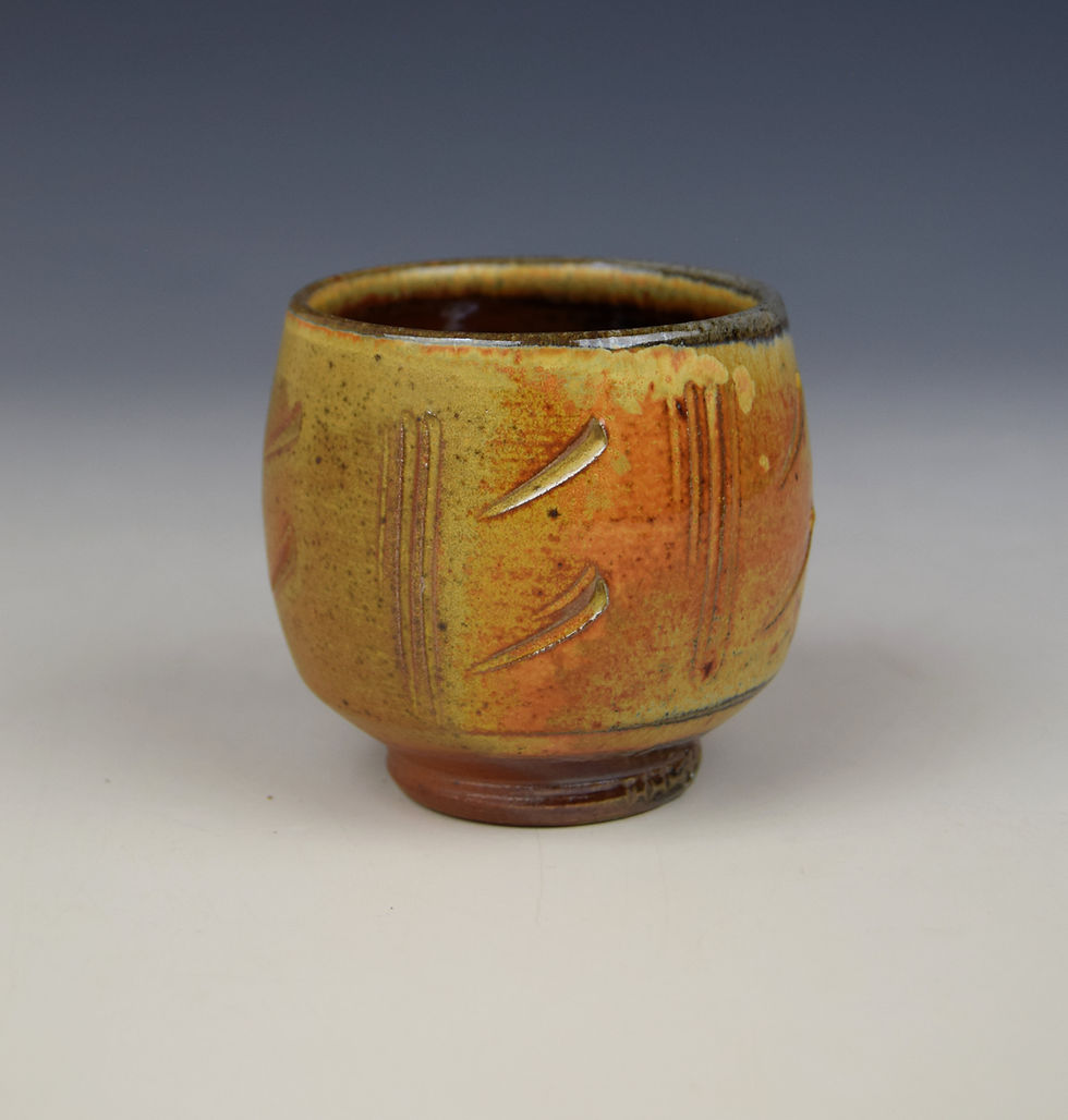 Thumbnail: Soda fired yunomi (tea bowl)
