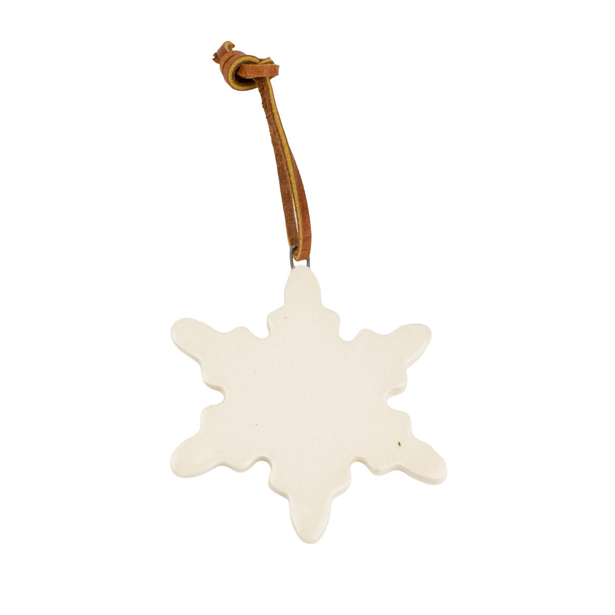 Porcelain Snowflake Ornament