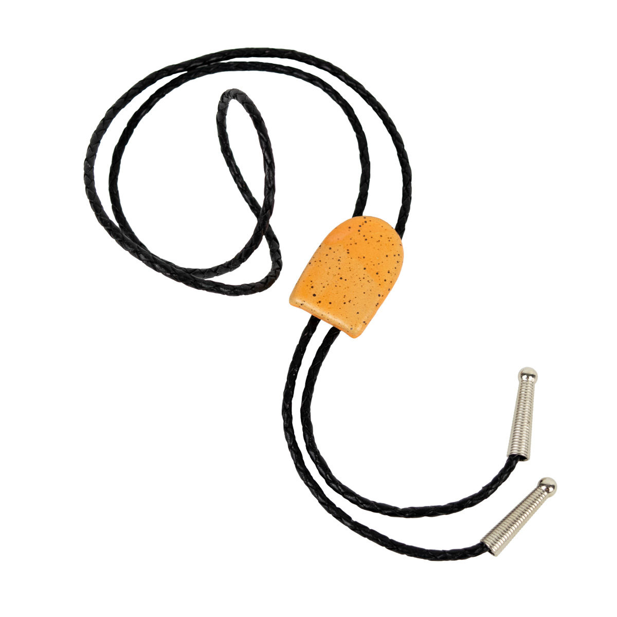 Speckled Peach Arch Bolo Tie