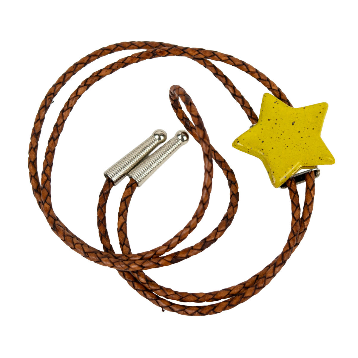 Speckled Yellow Star Bolo Tie