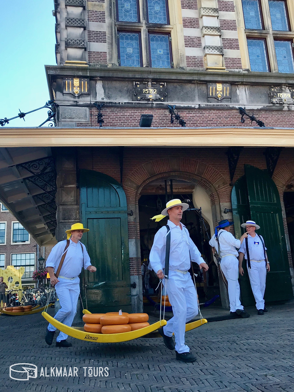 Cheese Carriers at the Alkmaar Cheese Market