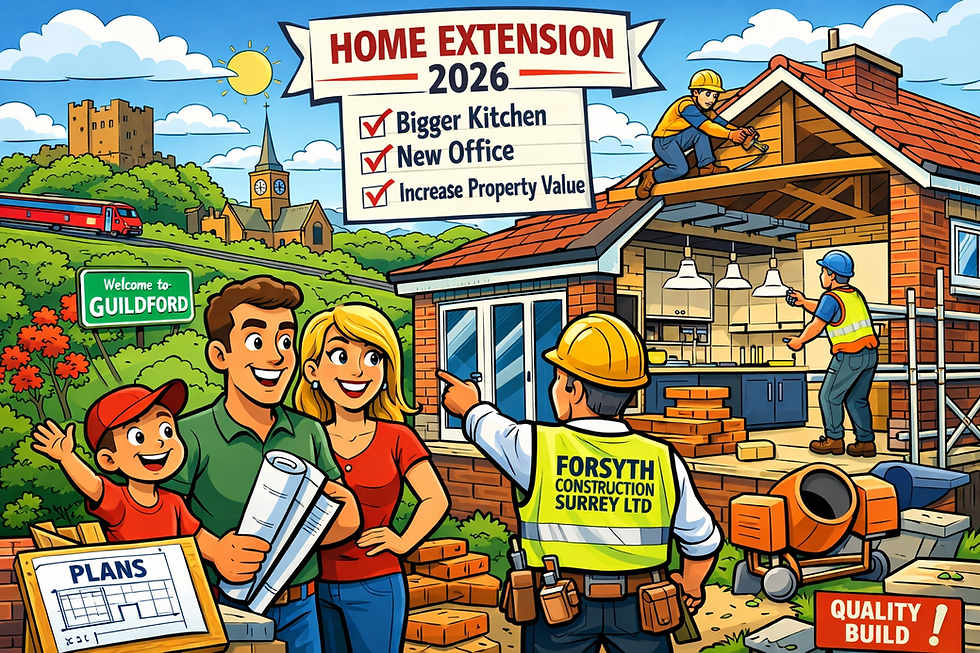 Builders in Guildford | Home Extensions & Renovations | Forsyth Construction Surrey Ltd