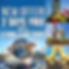 Universal Orlando promotional graphic advertising new ticket offer with two days free when purchasing three-park three-day ticket featuring iconic Universal Studios globe fountain and entrance landmarks to Universal Epic Universe Islands of Adventure and Universal Studios Florida theme parks