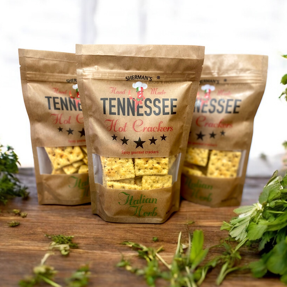 Thumbnail: Sherman's Tennessee Hot Crackers, Italian Herb Flavor