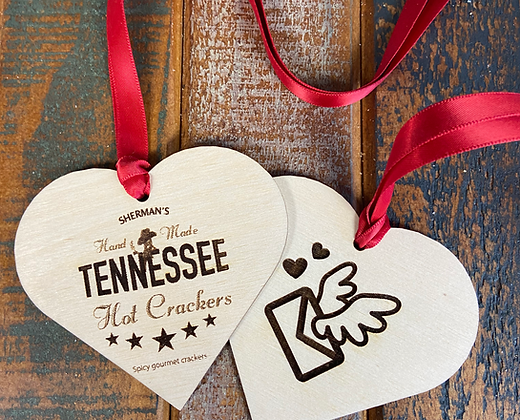 Sherman's Tennessee Hot Crackers gift tags