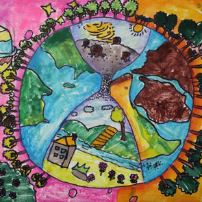 A flowery world, Youyi Mei, Age9.jpeg