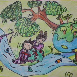 The flowing river, Yuchen Luo, Age9.jpeg