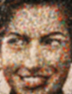 Megan | Button Series | Artwork by Nina Fletcher