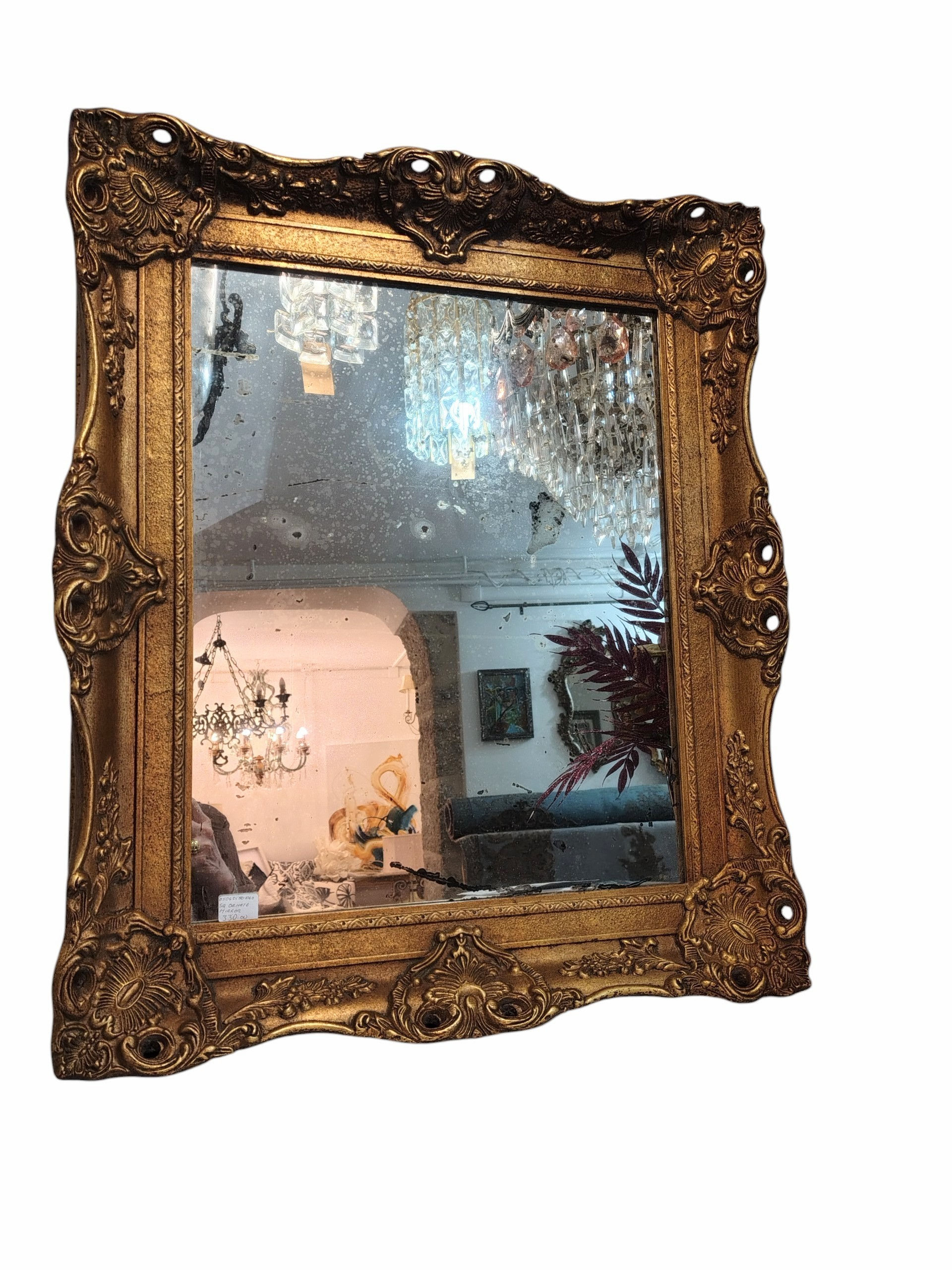 Antique Gilt Wall Mirror