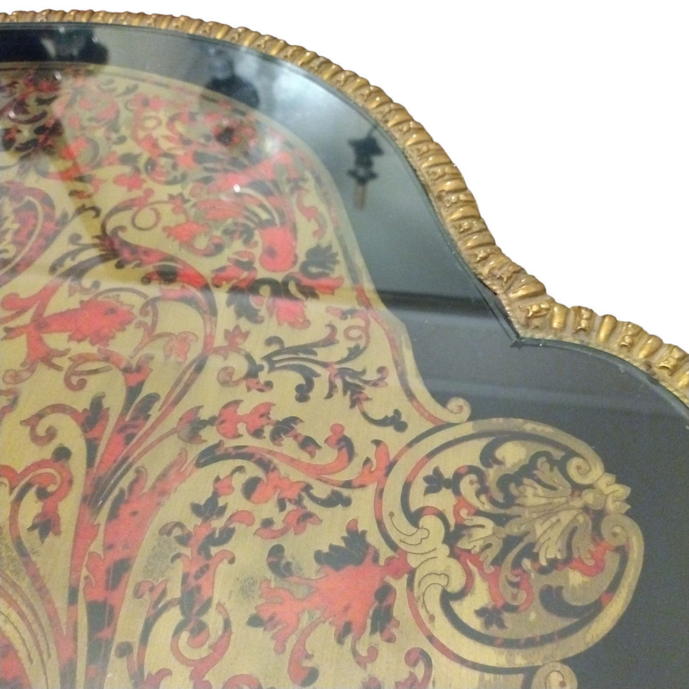 Thumbnail: Napoleon III Style Side Table with Decorative Vernis Martin–Style Panels