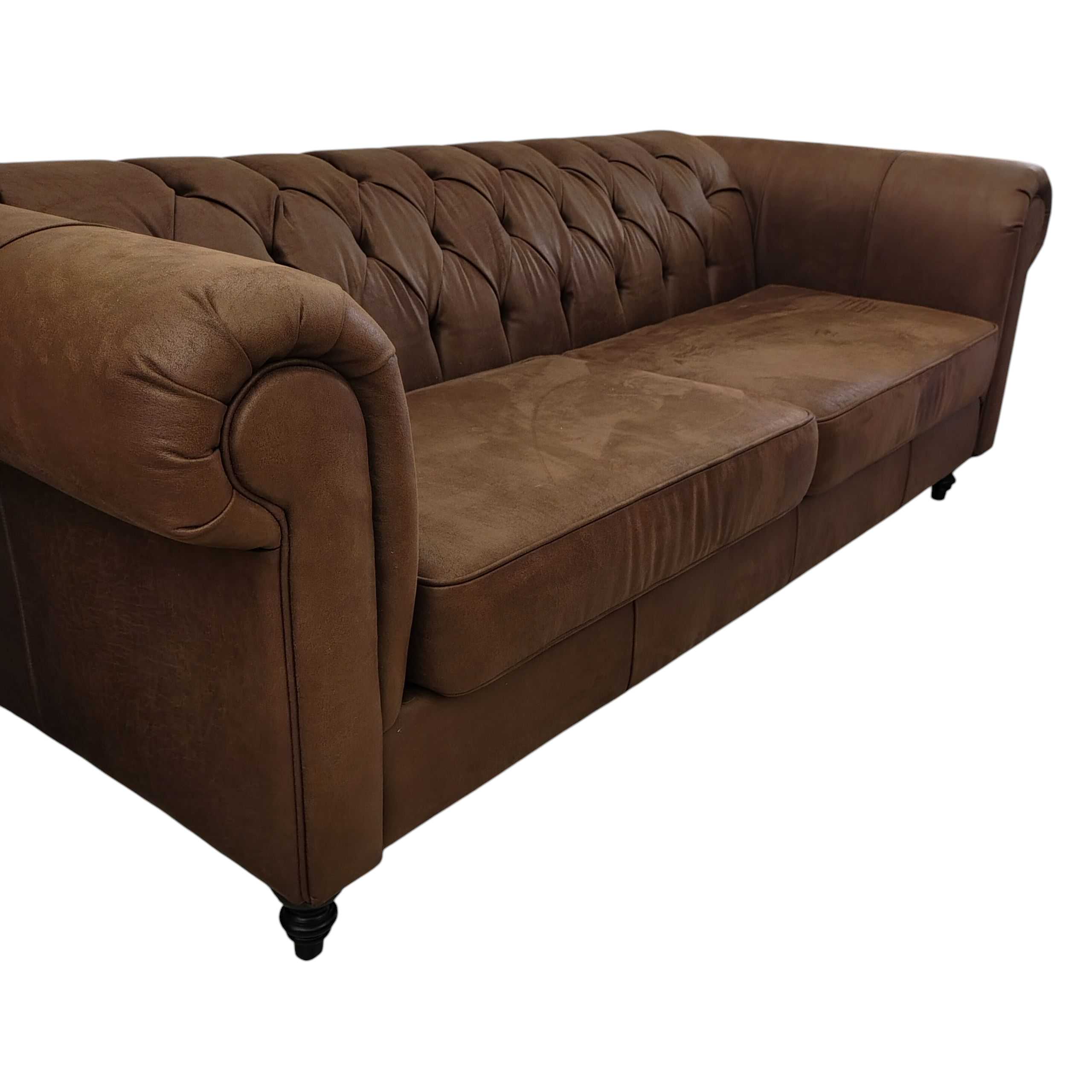 Classic Leather Chesterfield Sofa