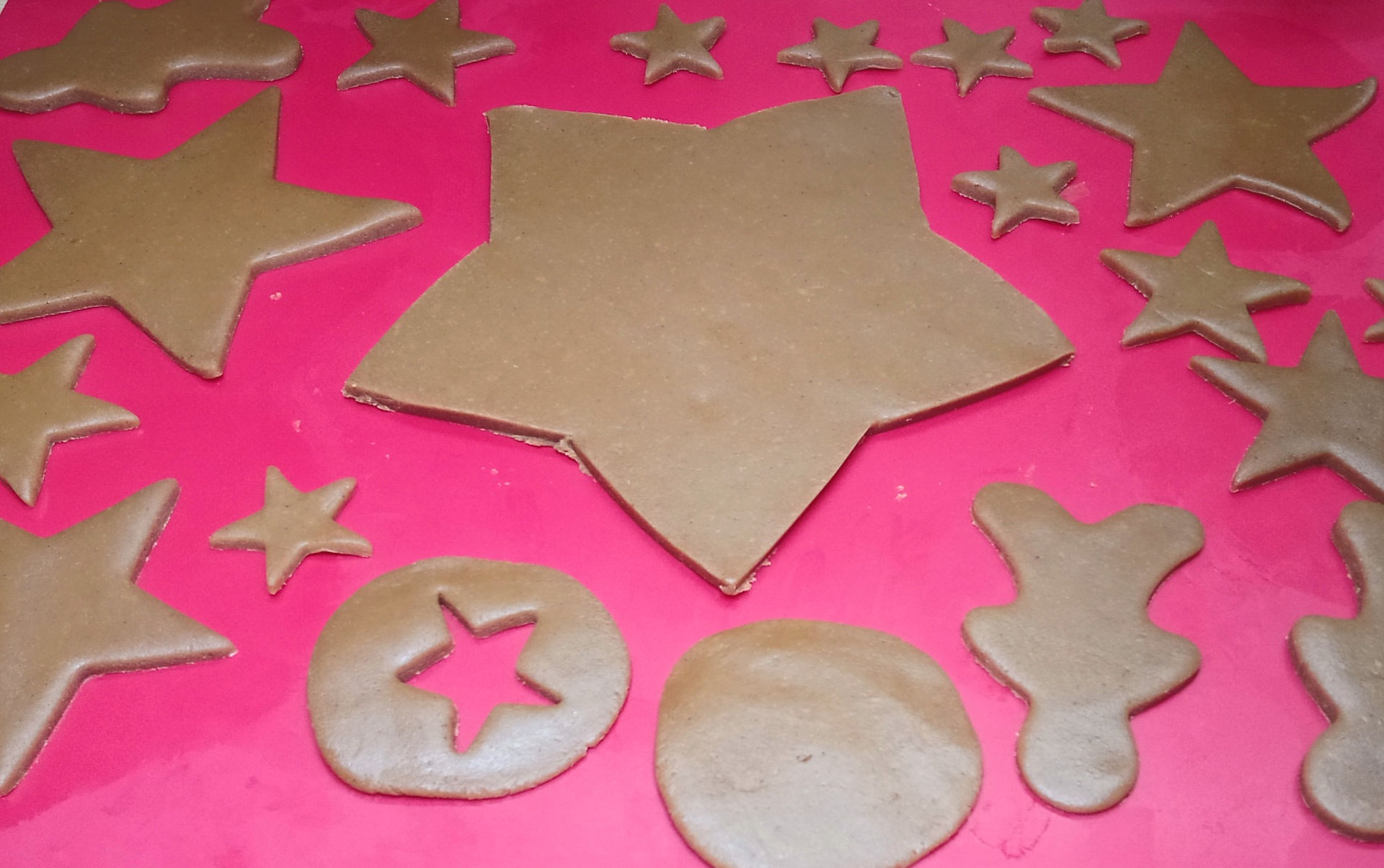 Galletas listas para hornear